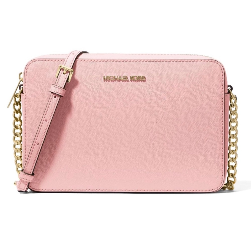 Michael Kors Jet Set Pink Crossbody Purse